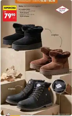 Biedronka Buty damskie lub męskie oferta