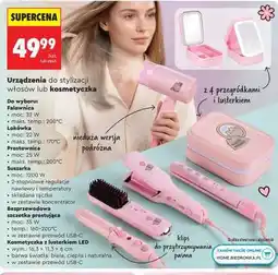 Biedronka Urządzenia do stylizacji włosów lub kosmetyczka oferta
