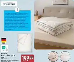ALDI NOVITESSE Kołdra z pierza i puchu oferta