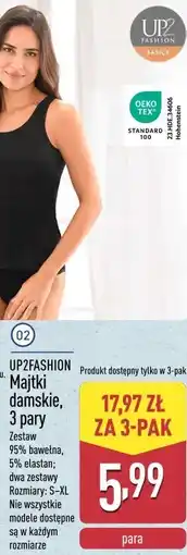 ALDI UP2FASHION Majtki damskie, 3 pary oferta