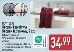 ALDI Ręcznik kąpielowy/ Ręcznik łazienkowy, 2 szt. NOVITESSE oferta
