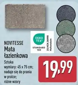 ALDI Mata łazienkowa NOVITESSE oferta