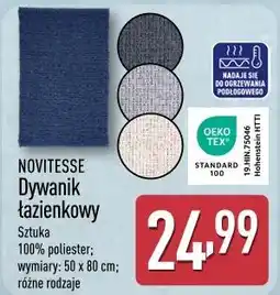 ALDI Dywanik łazienkowy NOVITESSE oferta