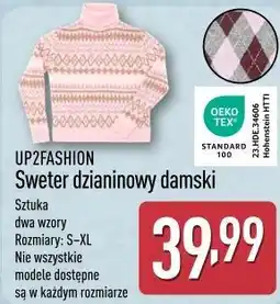 ALDI Sweter dzianinowy damski UP2FASHION oferta