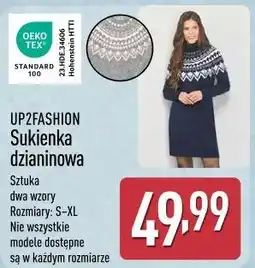 ALDI Sukienka dzianinowa UP2FASHION oferta