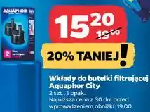 Netto Wkłady do butelki filtrującej Aquaphor City oferta