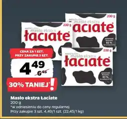 Netto Masło ekstra ŁACIATE oferta