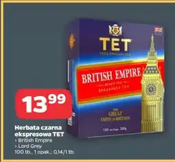 Netto Herbata czarna ekspresowa TET oferta
