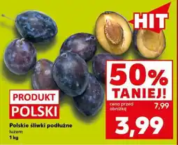 Kaufland Polskie śliwki podłużne luzem 1 kg oferta