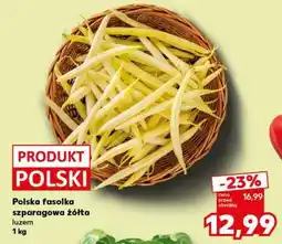 Kaufland Polska fasolka szparagowa żółta luzem 1 kg oferta