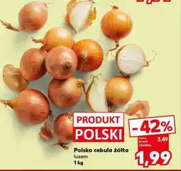 Kaufland Polska cebula żółta luzem 1 kg oferta