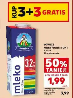 Kaufland ŁOWICZ Mleko łowickie UHT oferta