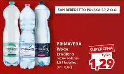 Kaufland PRIMAVERA Woda źródlana oferta