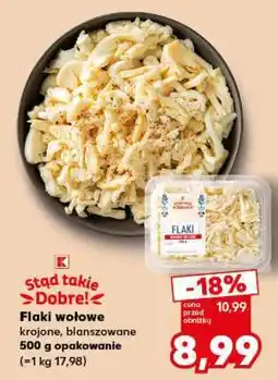 Kaufland Flaki wołowe krojone, blanszowane 500 g opakowanie oferta