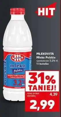Kaufland MLEKOVITA Mleko Polskie spożywcze 3,2% tł oferta
