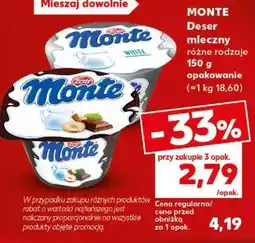 Kaufland MONTE Deser mleczny oferta