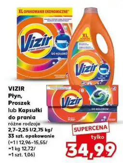 Kaufland VIZIR Płyn, Proszek lub Kapsułki do prania oferta