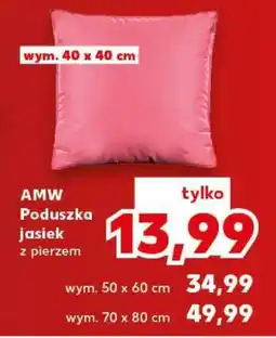 Kaufland AMW Poduszka jasiek z pierzem oferta