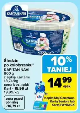 Carrefour Śledzie po kołobrzesku oferta