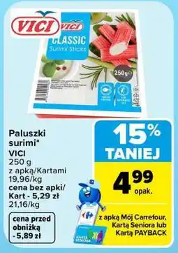 Carrefour Paluszki Surimi oferta