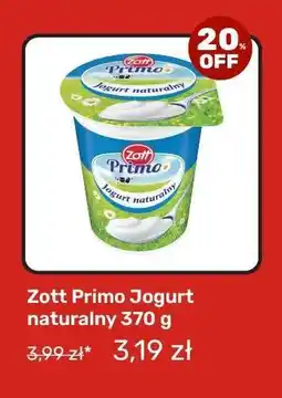 Biedronka Zott Primo Jogurt naturalny 370 g oferta