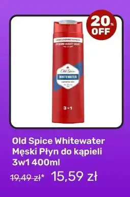 Biedronka Old Spice Whitewater Męski Płyn do kąpieli 3w1 400ml oferta