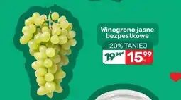 Biedronka Winogrono jasne bezpestkowe oferta