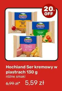 Biedronka Hochland Ser kremowy w plastrach 130 g oferta