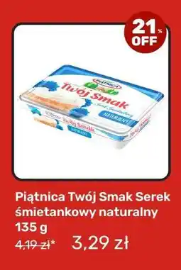 Biedronka Piątnica Twój Smak Serek śmietankowy naturalny 135 g oferta