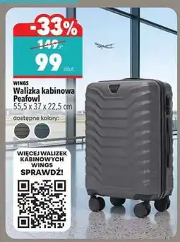 Biedronka Walizka kabinowa Peafowl oferta
