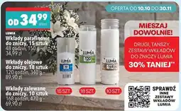 Biedronka Wkłady parafinowe do zniczy, 15 sztuk oferta