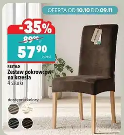 Biedronka Zestaw pokrowców na krzesła oferta