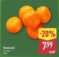 ALDI Mandarynki oferta