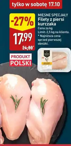 ALDI Mięsne Specjały Filety z piersi kurczaka oferta