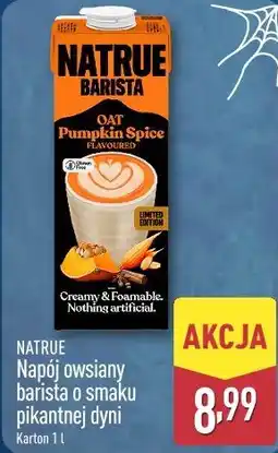 ALDI Napój owsiany barista o smaku pikantnej dyni Natrue oferta