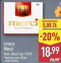 ALDI Storck Merci oferta