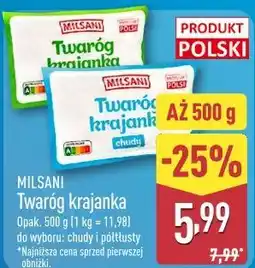 ALDI Milsani Twaróg krajanka oferta