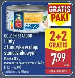 ALDI Filety z tuńczyka oferta