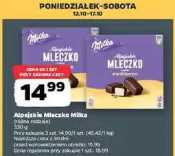 Netto Alpejskie Mleczko Milka oferta