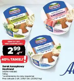 Netto Serek kanapkowy Hochland (różne rodzaje) oferta