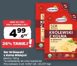 Netto Ser Królewski z Kolna Mlekpol plastry oferta