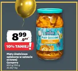 Netto Płaty śledziowe opiekane w zalewie octowej Corsarro oferta