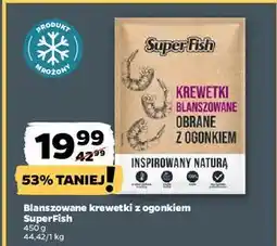 Netto Blanszowane krewetki z ogonkiem SuperFish oferta