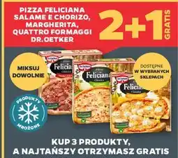 Netto Pizza Feliciana Salame e Chorizo, Margherita, Quattro Formaggi Dr. Oetker oferta