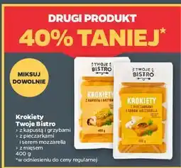 Netto Krokiety Twoje Bistro (z kapustą i grzybami, z pieczarkami i serem mozzarella, z mięsem) oferta