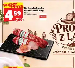 Topaz Kiełbasa krakowska sucha z szynki Olewnik oferta