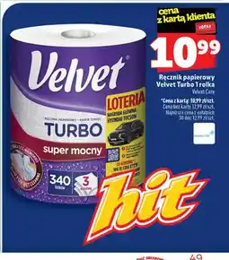 Topaz Ręcznik papierowy Velvet Turbo 1 rolka oferta