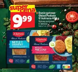 Topaz Danie gotowe Obiad Podano U Jędrusia kotlet drobiowy z marchewką z groszkiem i puree ziemniaczanym oferta