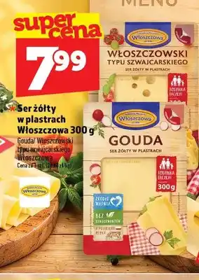 Ser żółty w plastrach Włoszczowa gouda