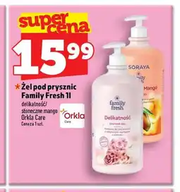 Topaz Żel pod prysznic Family Fresh delikatność oferta